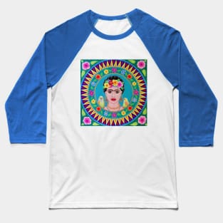 Fabulous Frida Mandala Baseball T-Shirt